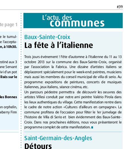 article agglo gea- la fabrica quoi les buax ste croix Italie