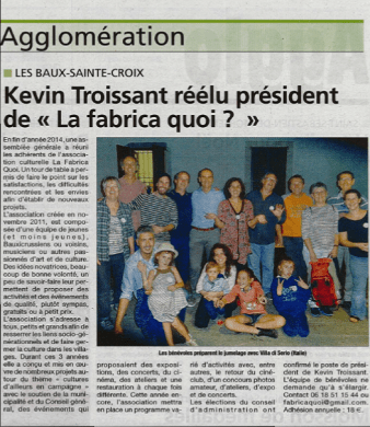 Article janvier 2015 eure info