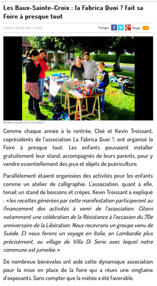 article paris normandie septembre 2014 la fabrica quoi les baux ste croix 
