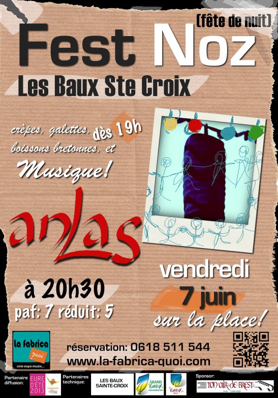 affiche fest noz- 7/06/2013- La fabrica quoi