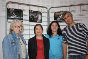 le jury: Catherine dite  TOTA , Catherine ferret  de CFOTO,  Karo - Happy Cally et  le gagnant :Emanuele Fantini