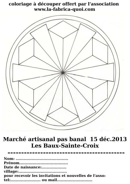 coloriage  noel 3 marché artisanal 2013 la fabrica quoi