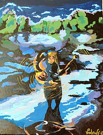 fille qui jongle au bord de l'eau - Valcuff 2014 