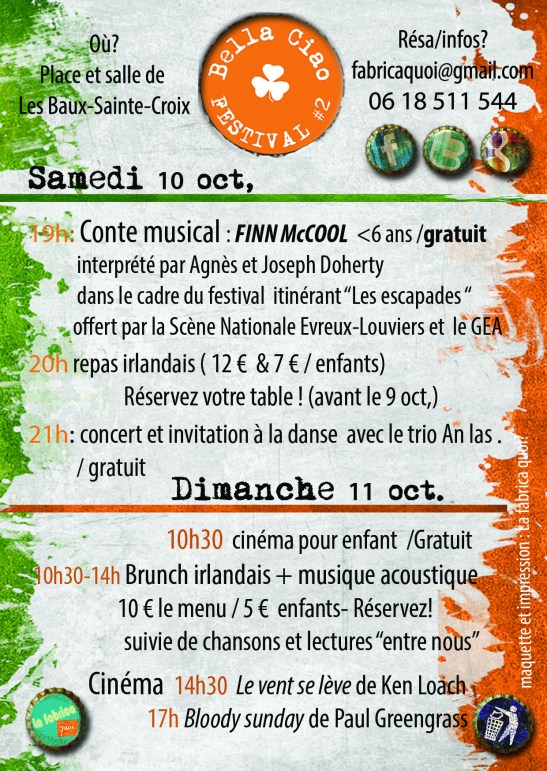 flyer verso à imprimer