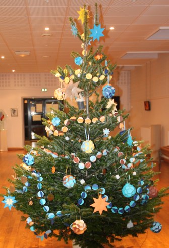 preparatifs sapin noel La fabrica quoi 2015